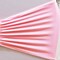 10 Pieces Pink Ruffled Spandex Chair Bands for Charming Event Decor 8x13 inches